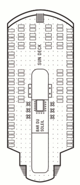 Choose your cabin on Deck 9             